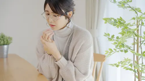 冷え性の女性